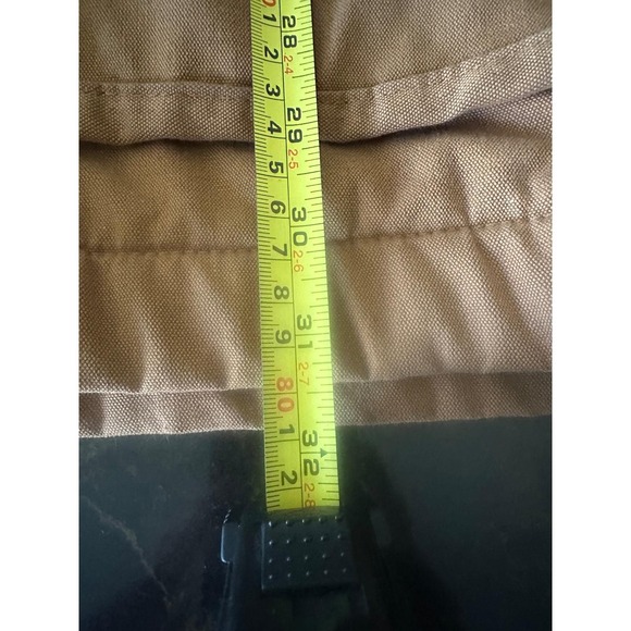 Vintage LL Bean Field Coat Mens XL Tan Canvas Plaid Wool Lined Parka Made in USA - Picture 6 of 16